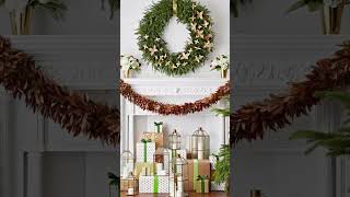 🎄CHRISTMAS FIREPLACE MANTEL DECORATION IDEAS christmasdecor diychristmas🎄 [upl. by Ittam854]