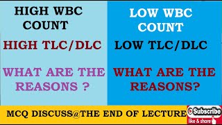 HIGH amp LOW WBC COUNT  REASON OF LOW amp HIGH WBC COUNT  WBC TEST RESULT INTERPRETATION IN HINDI [upl. by Hausmann455]