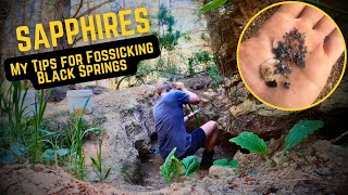 Fossicking Natural Sapphires in NSW Australia  Black Springs [upl. by Shelley]