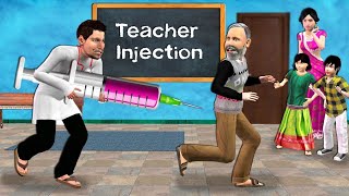 Pagal Doctor Laya Bade Injection School Mein Funny Injection Hindi Kahani Hindi Moral Hindi Stories [upl. by Procter]