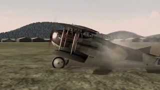 Rise of Flight SPAD 13 Takeoff and Landing [upl. by Ashwell]