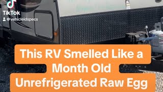 This RV smelled like a month old unrefrigerated raw egg smellyrv [upl. by Lothar]