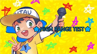 【UTAUカバー】High Range Test【エリヤ】 [upl. by Jehiah816]