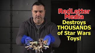 Red Letter Media Destroy Vintage Star Wars Toys Could Action Figure Market Price Spike RLM Video [upl. by Ertemed465]