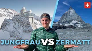 ZERMATT vs JUNGFRAU REGION Which is better [upl. by Enyak909]