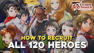 Eiyuden Chronicle Hundred Heroes How To Get All 120 Heroes All Character Locations [upl. by Moskow]