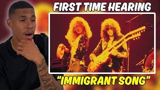 FIRST TIME HEARING Led Zeppelin quotImmigrant songquot  REACTION [upl. by Lacombe797]