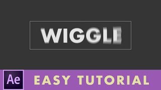 How To Wiggle Expression in After Effects  Easy Tutorial [upl. by Lynus130]