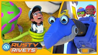 Rusty Saves Ozzy MORE  Rusty Rivets  Cartoons for Kids [upl. by Lagiba242]