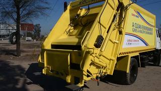 GARBAGE COMPACTOR TRUCK Pakistan [upl. by Nyledam]