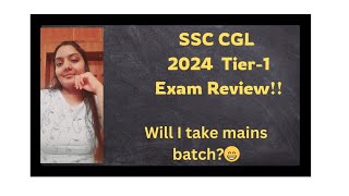 My SSC CGL Exam Review 26 Sept ssc ssccgl exam review [upl. by De Witt]