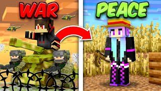 Minecraft but From WAR to PEACE… [upl. by Naloc]