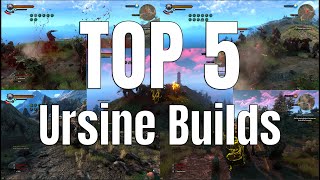 Witcher 3 TOP 5 Ursine Builds [upl. by Maddox]