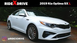 2019 Kia Optima SXL  Review  rideXdrive [upl. by Magdaia]