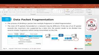 Huawei HCIA Datacom v1 Training  Network Layer and IP Addressing [upl. by Oecile]