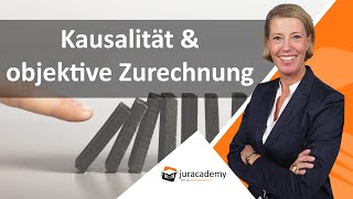 Kausalität amp Objektive Zurechnung im Strafrecht ► juracademyde [upl. by Buehrer]