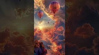 Sunset balloons  spectacular panorama [upl. by Born]