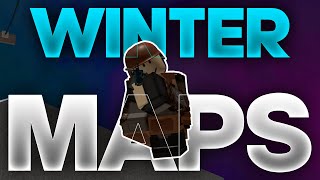 Every Phantom Forces Winter Maps Normal Versions Christmas Update [upl. by Duntson]