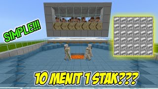 CARA MEMBUAT IRON GOLM FARM DI MCPE 116 [upl. by Persse]