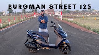 2024 Suzuki Burgman Street 125 Ride Connect  Detailed Review  Motorxone [upl. by Nitsoj]