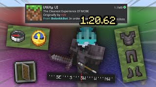 MCPE PVP Client Utility UI Resource Pack for 12062  MCBE Pack That Overall Makes Gameplay Better [upl. by Ikceb]