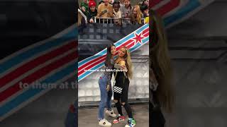 Addison Rae and Charli DAmelio shut down NBA AllStar Weekend shorts [upl. by Shaylyn772]