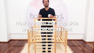 How To Install A babyhood Cot Drop Side Screw Pin Models [upl. by Gustin]