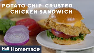 Potato Chip Crusted Chicken Sandwich  Half Homemade [upl. by Landis]