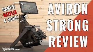 Aviron Strong Series Rower Review  Gaming Netflix amp Rowing [upl. by Gae]