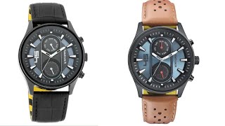 Fastrack Fastfit Collection Analog With Day And Date Function Leather Strap Watch For Guys [upl. by Cello859]