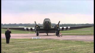 RAF Barkston Heath Airborne memorial flypast by BBMF [upl. by Irama]