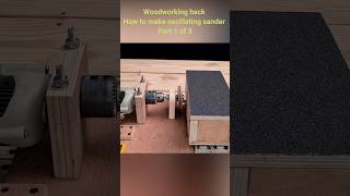 How to build an oscillating sander using drill part 1 of 3 woodworkingtoolguide woodworkinghacks [upl. by Constanta410]