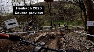 2023 MTB Bundesliga Heubach  Bike the Rock  NEW COURSE  POV [upl. by Isidro]