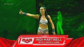 Indi Hartwell Entrance  WWE Monday Night Raw October 23 2023 [upl. by Ivonne]