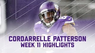 Cordarrelle Pattersons Electric Game  Cardinals vs Vikings  NFL Week 11 Player Highlights [upl. by Einnahc]