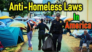 Top 8 Homeless States in America Are Passing AntiHomeless Laws [upl. by Eleon]