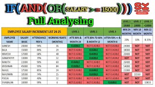 AND amp OR Formula in Excel in Tamil  SELVAKNOW  Tamil [upl. by Enia]