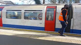 15 minutes of Piccadilly Line trains at Northfields [upl. by Bertero]