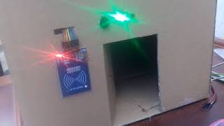 Simple RFID control servo motor for smart door lock system using arduino [upl. by Nedi]