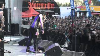 Joan Jett  Crimson and Clover Live At Amnesia Rockfest 2014 [upl. by Livingstone430]