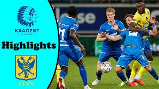 HIGHLIGHTS  KAA Gent vs SintTruidense VV  Jupiler Football premier league  Fast Sports [upl. by Kinsler631]