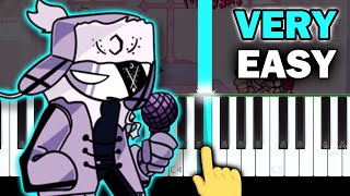 Zavodila  Friday Night Funkin  VERY EASY Piano tutorial [upl. by Harri882]