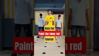 Doja Cat  Paint the twon red Dance trend Tutorial dojacat paintthetownred shorts [upl. by Aynod]