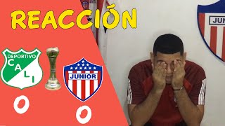 EMPATE CON SABOR A CLASIFICACION  CALI 0 JUNIOR 0  SEBASFUT [upl. by Gyatt]