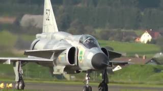 Airpower 2016 Saab AJS37 Viggen [upl. by Orlantha]