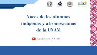 Voces de los alumnos indígenas y afromexicanos de la UNAM [upl. by Haidedej108]