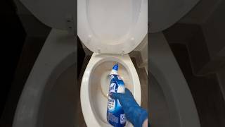 🤢😳Removing limescale with Lysol toilet bowl cleaner cleantok asmrcleaning cleaning [upl. by Maggs]