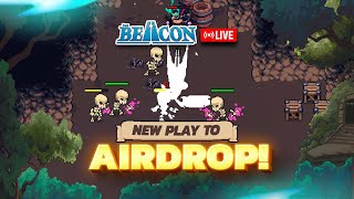 NEW play to earn game The beacon Gameplay AD Pixels online gameplay Spellborne gameplay [upl. by Otrevogir]