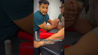 Lossing in arm wrestling Dont do these mistakes ❌ armwrestling armwrestlingtips [upl. by Nnylyoj]