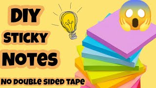 How to Make Sticky Note at Home  DIY Sticky Note  Gradient Sticky Note [upl. by Yasnyl]